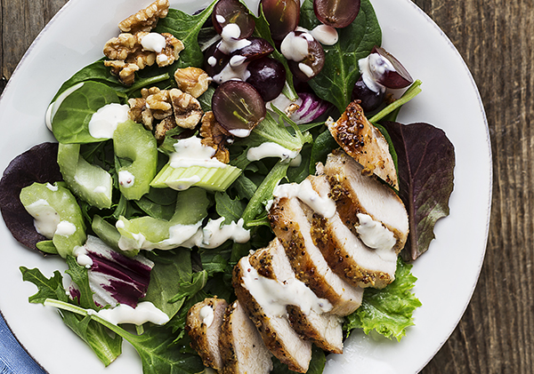 Grilled Mustard Chicken Salad